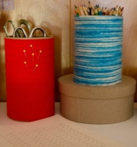 How To Make A Yarn Wrapped Pencil Holder